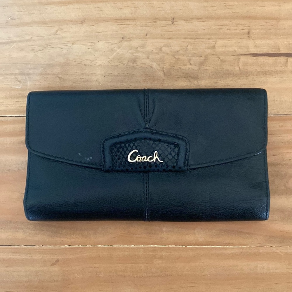 Black Coach Wallet